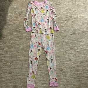 LITTLE SLEEPIES ORIGINAL DISNEY PRINCESS 2 PIECE PJS SIZE 4T